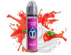 Líquido para cigarrillos electrónicos Strawberry cream con sabor a fresa