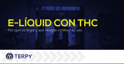 Líquido para cigarrillo electrónico con THC