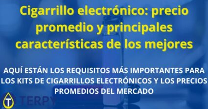 Cigarrillo electrónico: precio promedio y principales características