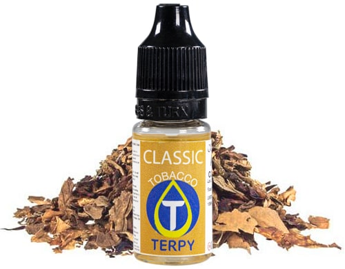 Botella que contiene sabores de clasico tabaco para vapear para cigarrillos electronicos
