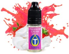 Sabore ftutale para cigarrillos electrónicos con strawberry cream y sabor a fresa