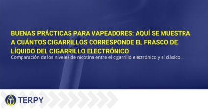 A cuántos cigarrillos corresponde el frasco de e-lquid