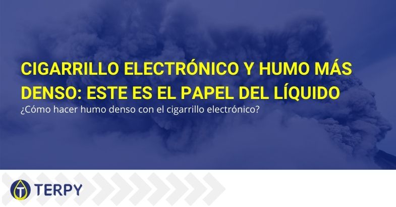 Cigarrillo electrónico y humo más denso: este es el papel del líquido