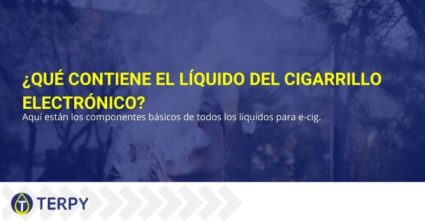 ¿Qué contiene el líquido del cigarrillo electrónico?