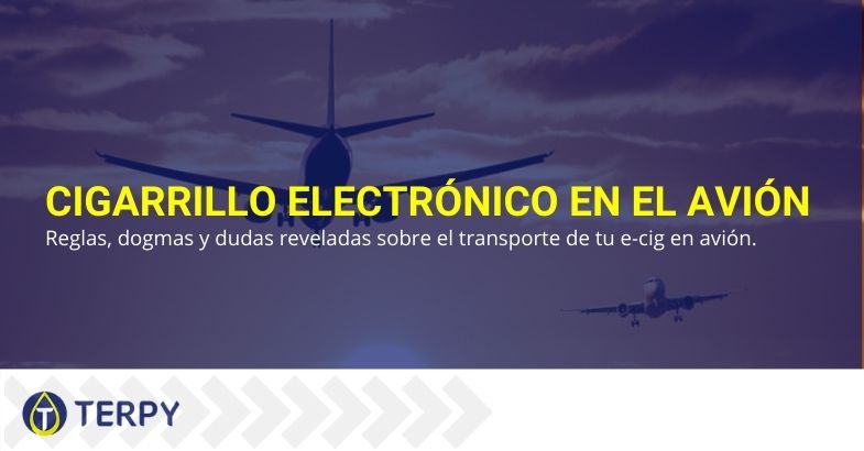 Existen reglas para llevar el cigarrillo electrónico en el avión.