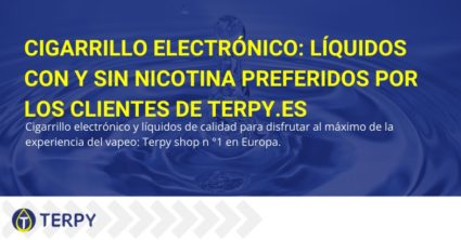 líquidos con y sin nicotina preferidos por los clientes de Terpy.es