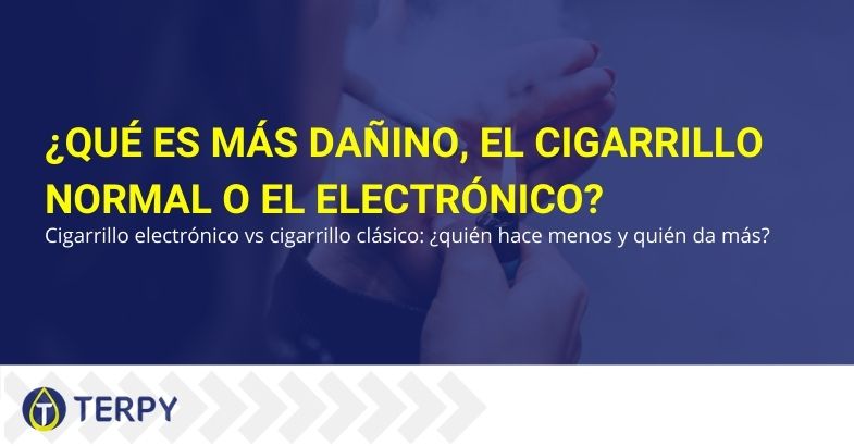 Cigarrillo normal o electrónico: ¿qué es más perjudicial?