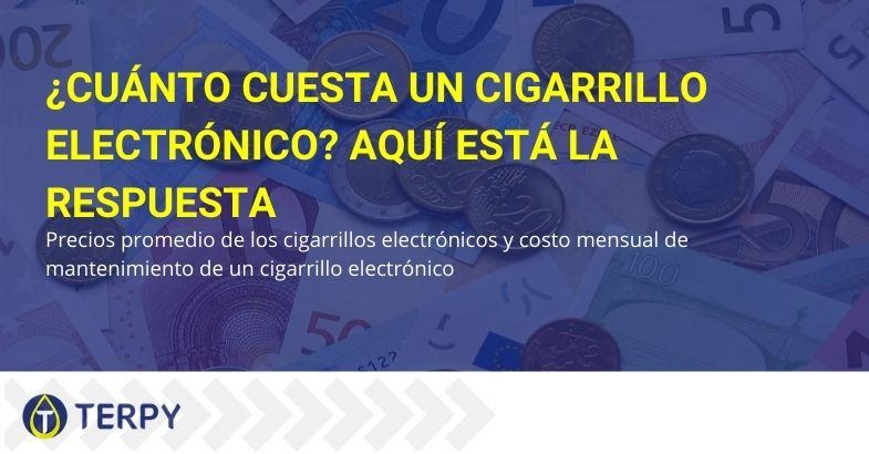 Los costes medios del cigarrillo electrónico