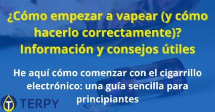 Cómo empezar a vapear