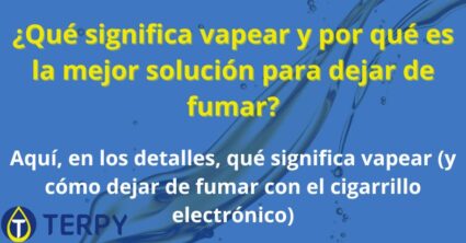 Qué significa vapear