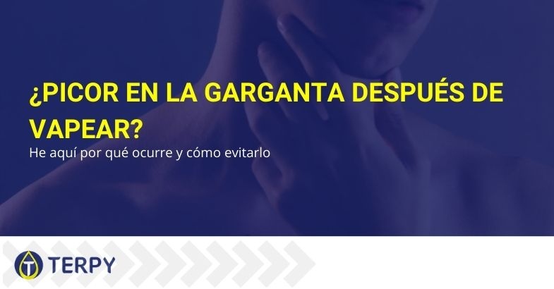 Causas y solución para pellizcar la garganta después de vapear