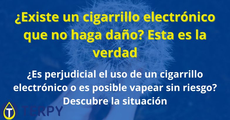 ¿Existe un cigarrillo electrónico que no haga daño?