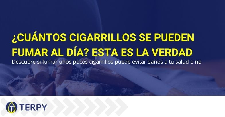 Este es el número de cigarrillos que puedes fumar al día.