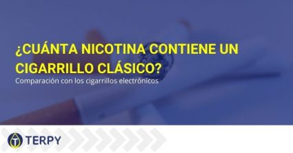 ¿Cuánta nicotina contiene un cigarrillo clásico?