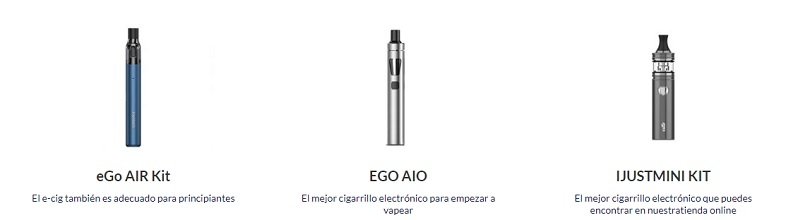 3 cigarrillos electrónicos en Terpy.es