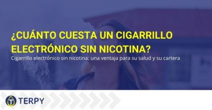 Cigarrillo electrónico sin nicotina: ¿cuánto cuesta?