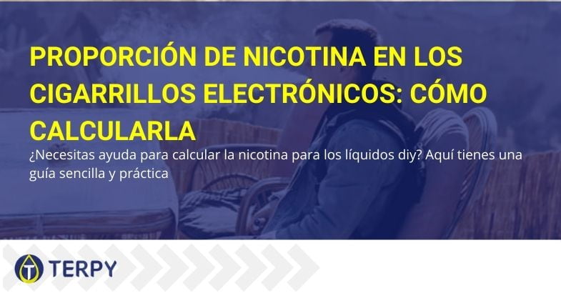 Cómo calcular la proporción de nicotina de un cigarrillo electrónico