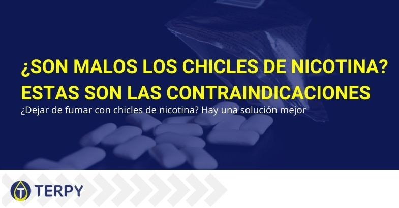 Los chicles de nicotina son perjudiciales