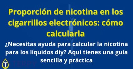 Proporción de nicotina en los cigarrillos electrónicos