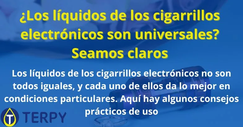 liquidos-cigarrillos-electronicos ¿Los líquidos de los cigarrillos electrónicos son universales?