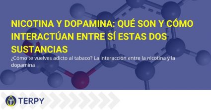 ¿Cómo interactúan la dopamina y la nicotina?