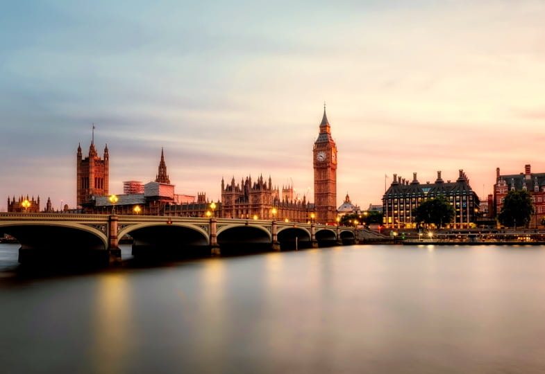 Vista de la capital inglesa, Londres