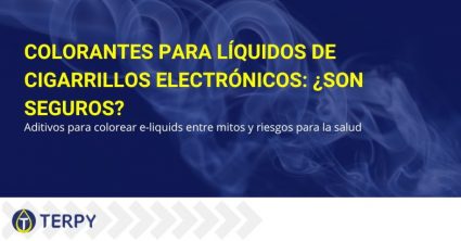 ¿Son seguros los tintes de los líquidos de los cigarrillos electrónicos?