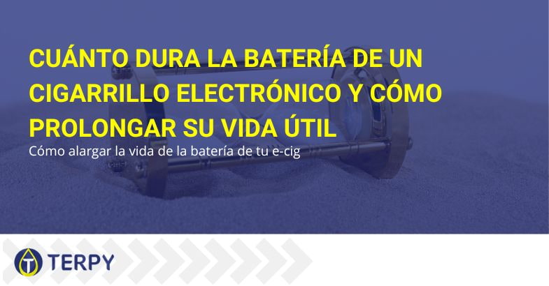 ¿Cuánto dura la batería del cigarrillo electrónico?