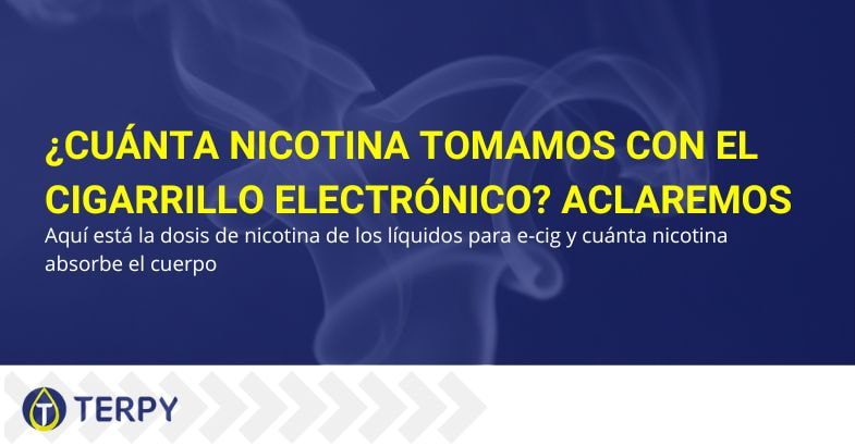 ¿Con el cigarrillo electrónico cuánta nicotina absorbemos?