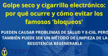 Golpe seco y cigarrillo electrónico