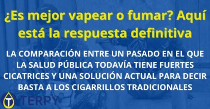 ¿Es mejor vapear o fumar? Aquí está la respuesta definitiva