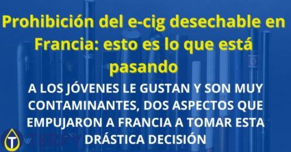 Prohibición del e-cig desechable en Francia