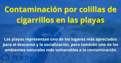 Contaminación por colillas de cigarrillos en las playas