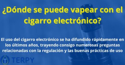 ¿Dónde se puede vapear con el cigarro electrónico?
