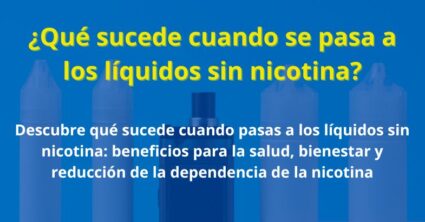 ¿Qué sucede cuando se pasa a los líquidos sin nicotina?