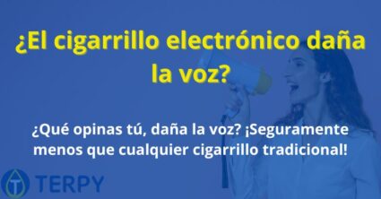 ¿El cigarrillo electrónico daña la voz?