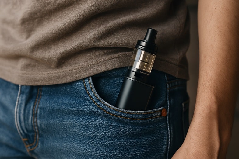 Ventjas del e-cig: portabilidad y discreción