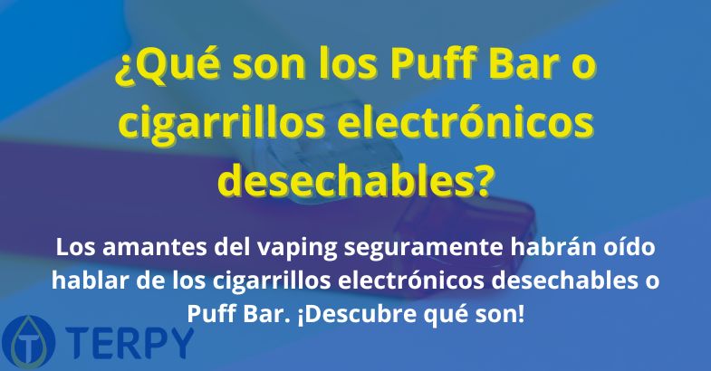 ¿Qué son los Puff Bar o cigarrillos electrónicos desechables?