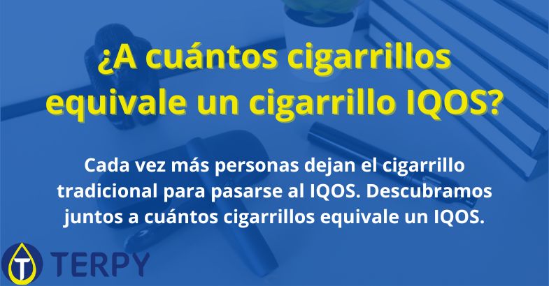 ¿A cuántos cigarrillos equivale un cigarrillo IQOS?